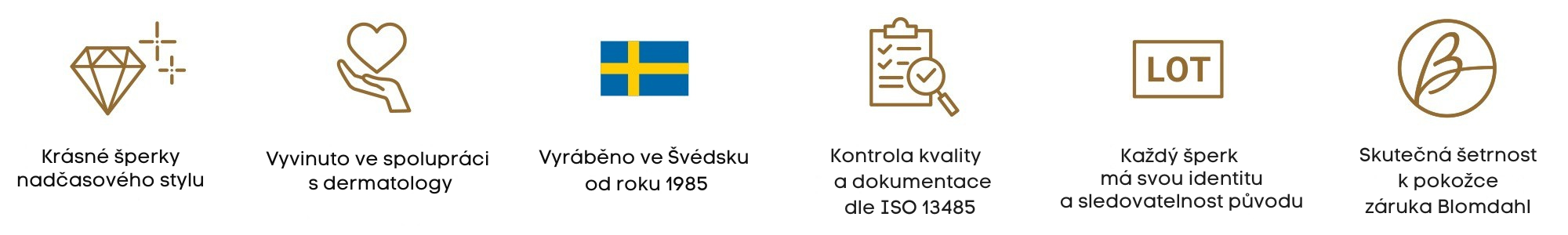 Blomdahl – klíčové hodnoty